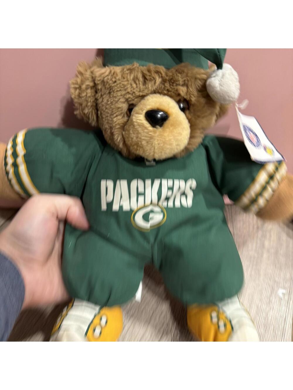 Green Bay Packers Plush Bear 2000 NFL Good Stuff 11" NWT Mascot Toy